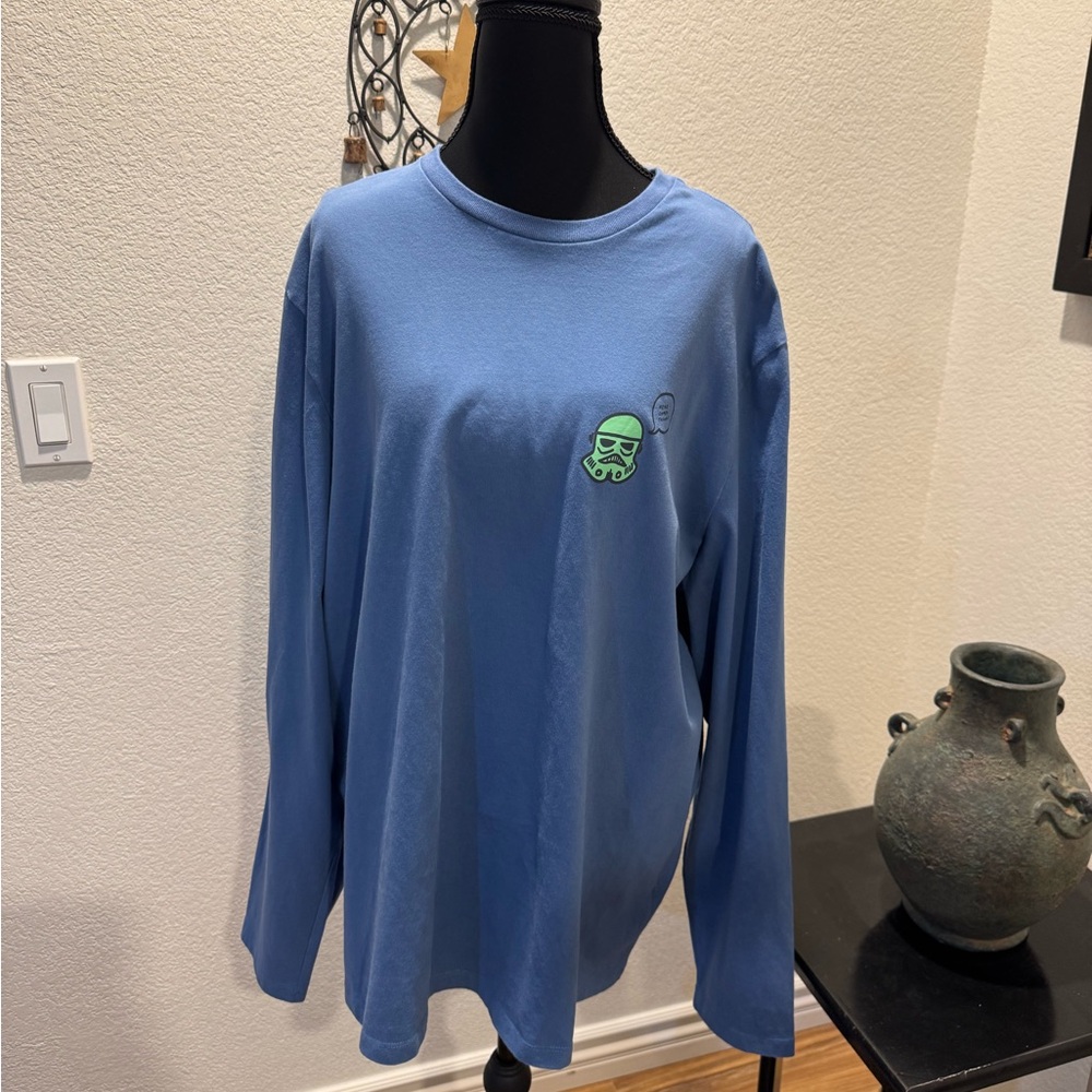 Amazon Essentials Sky Blue Long Sleeve Shirt